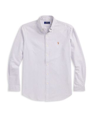 Classic Fit Striped Oxford Shirt