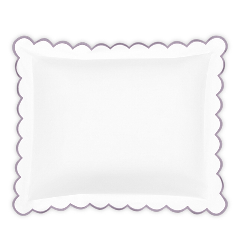 Matouk Dakota Percale Boudoir Sham In Deep Lilac