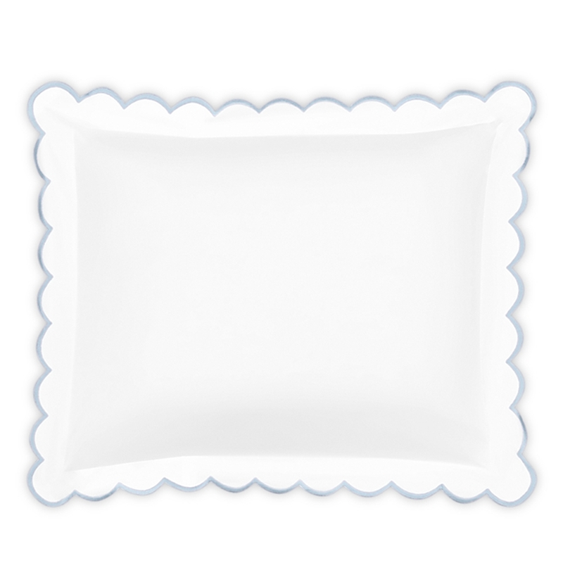 Matouk Dakota Percale Boudoir Sham In Light Blue