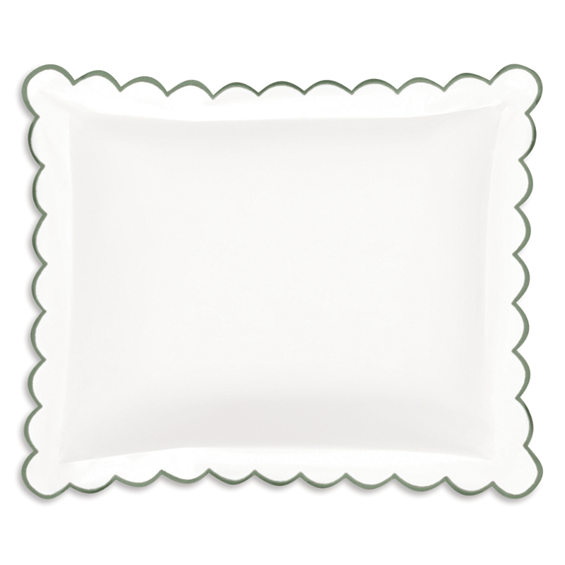 Matouk Dakota Percale Boudoir Sham In Palm