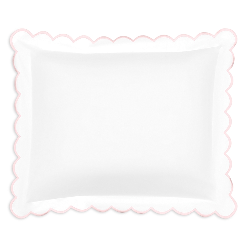 Matouk Dakota Percale Boudoir Sham In Pink