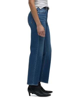 Rosie High Rise Wide Leg Ankle Jeans in Upscale