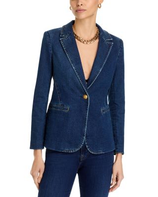 Alice and Olivia - Macey Notch Collar One Button Blazer