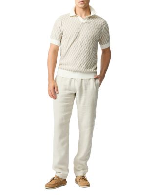 Galdfield Regular Fit Textured Knit Polo Shirt