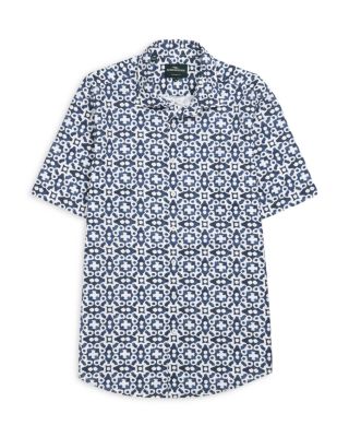 Palliser Bay Regular Fit Short Sleeve Linen Shirt 