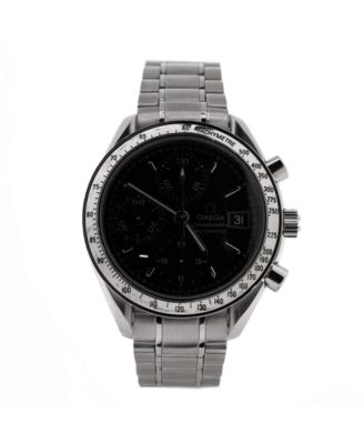 Pre-Owned Omega Speedmaster Date Chronograph Automatic Watch in Stainless Steel 39mm