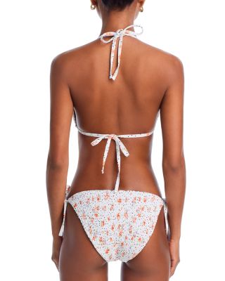 Smocked Triangle Bikini Top - Exclusive