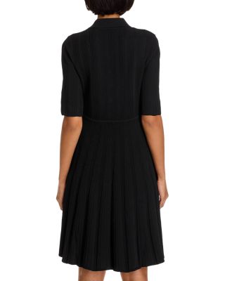 Rib Knit Button Front Dress