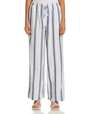 Coastal Stripe Wide Leg Pants