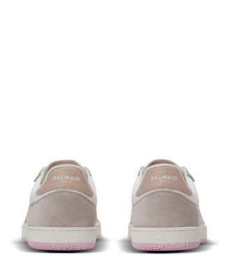 Women's Swan Trainers in Calfskin and Suede