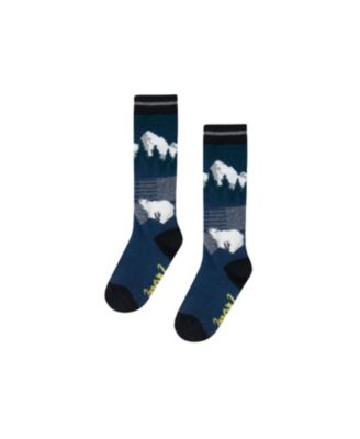 Deux par Deux - Unisex Ski Socks Majolica Blue