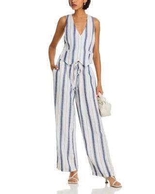 Bella Dahl - Coastal Stripe Vest & Wide Leg Pants