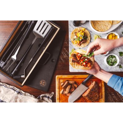 Brothers&amp;reg; BBQ Carbon 6 4-Pc. Grill Set