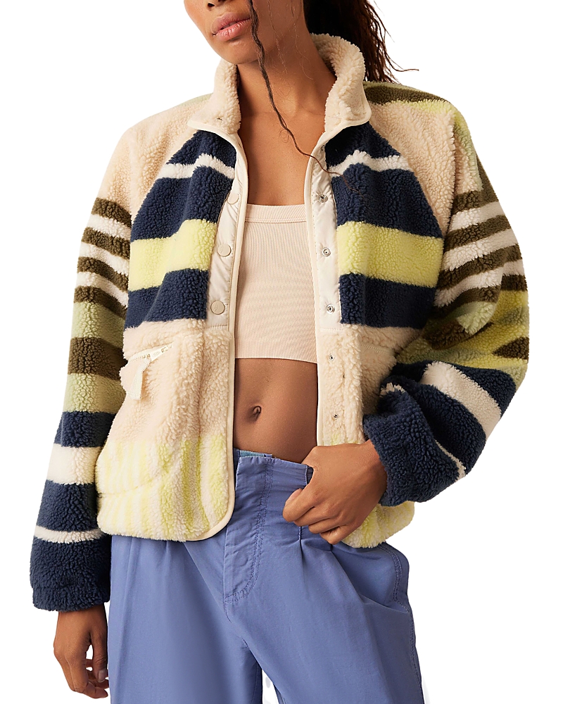 FREE PEOPLE ROCKY RIDGE FLEECE JACKET