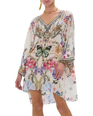 Camilla - Silk Swim Cover-Up Kaftan