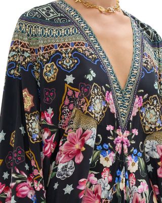 Silk Swim Cover-Up Kaftan