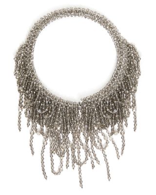 Weekend Max Mara - Univo Beaded Fringe Statement Necklace