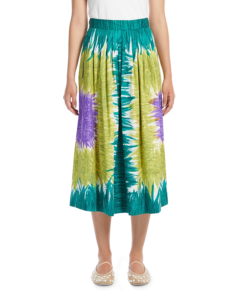 Weekend Max Mara Circeo Skirt In Green