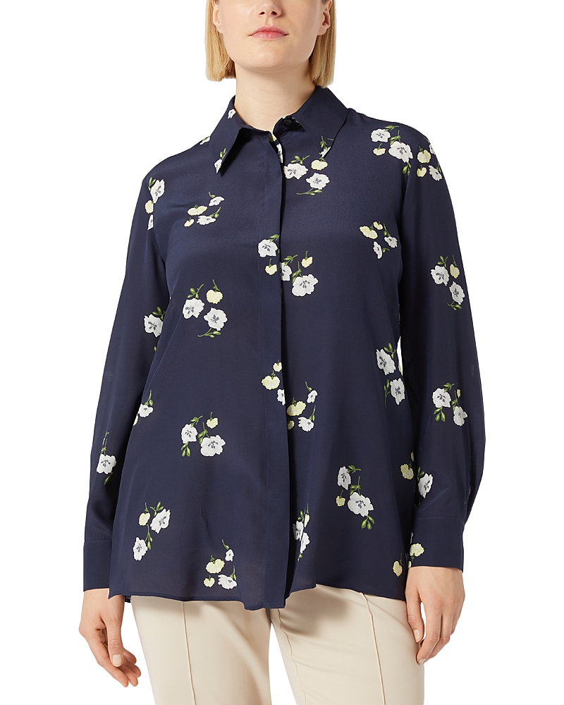 Marina Rinaldi Uscita Navile Silk Shirt