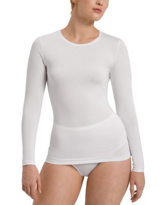 Cotton Seamless Long Sleeve Top