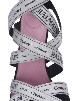 Women's Couture Suede Heels with Ribbon Motif