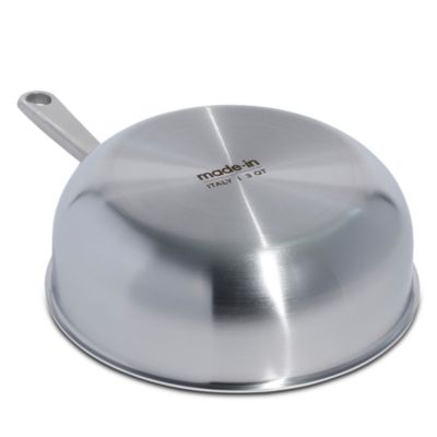 5 Ply Stainless Clad 3 Qt. Saucier and Lid