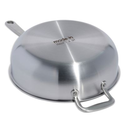 5 Ply Stainless Clad 5 Qt. Saucier and Lid