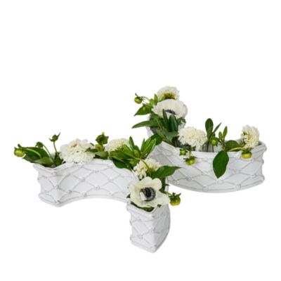 Berry & Thread Petite Parterre Garden Half Circle Vases, Set of 2