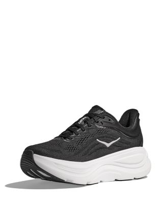Men's Bondi 9 Running Sneakers in Black White