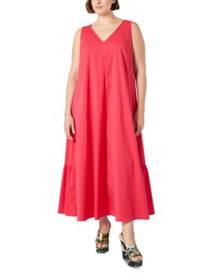 Marina Rinaldi - 2A Uscita Camera V Neck Flared Dress