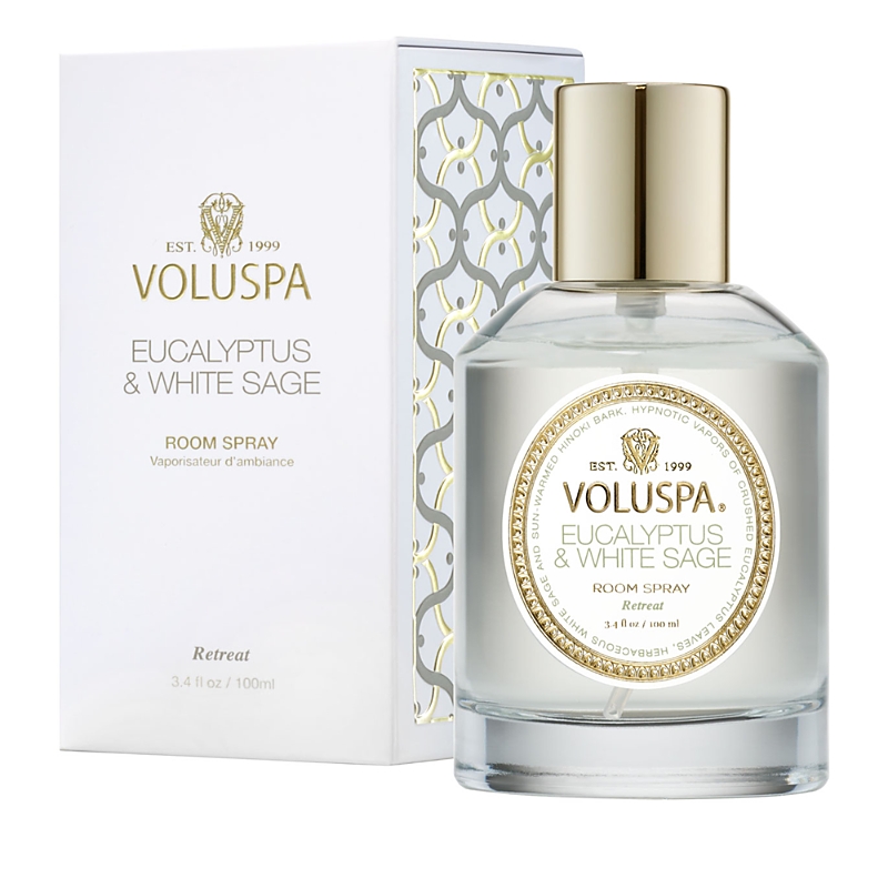 Voluspa Eucalyptus & White Sage Room Spray In Gray