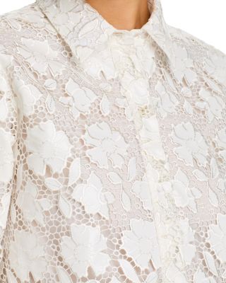 Beatrix Long Sleeve Collared Button Front Top