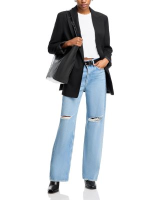 Logan Mid Rise Wide Leg Jeans in Ludlow
