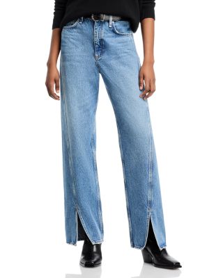 rag & bone - Shea High Rise Relaxed Straight Jeans in Astoria