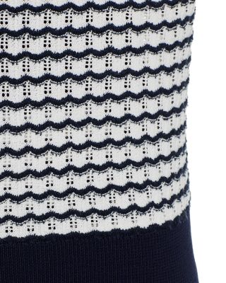 Ruffled Trim Polo Top