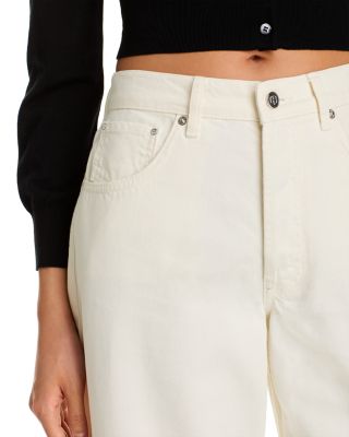 Manon High Rise Jeans in Ecru