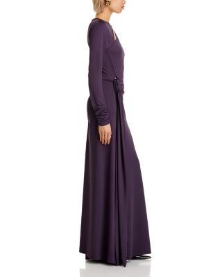 Long Sleeve Jersey Gown