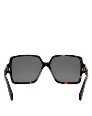 Triomphe Square Sunglasses, 60mm