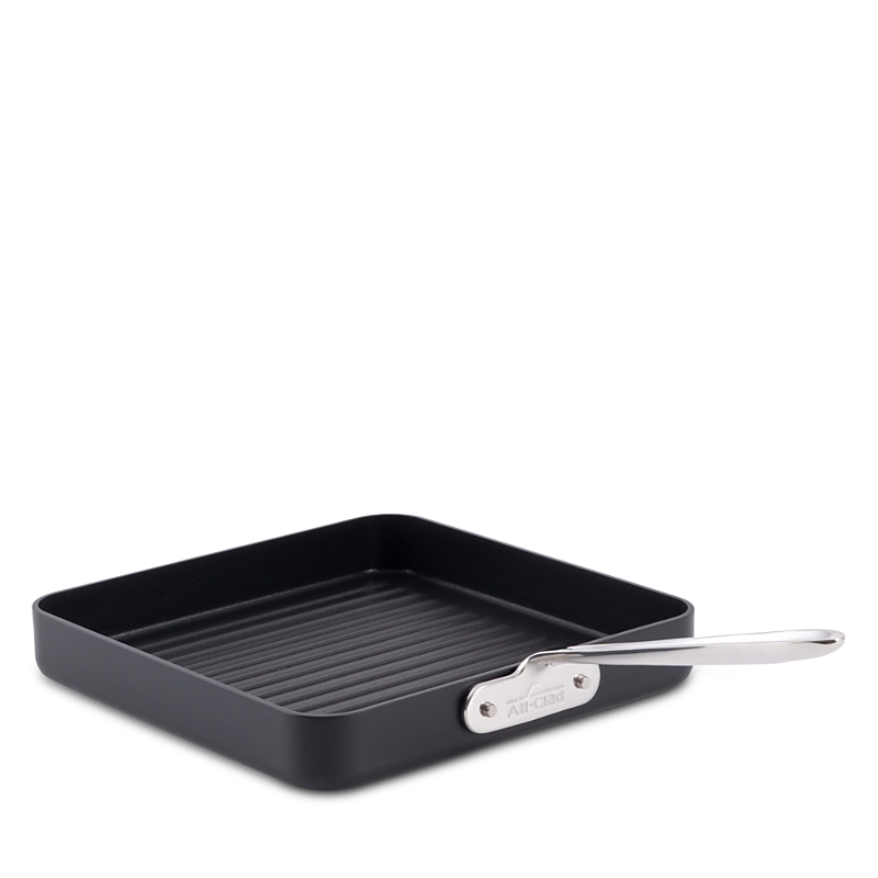 All-clad Ha1 Expert Cookware Nonstick 11 Square Grill Pan In Black