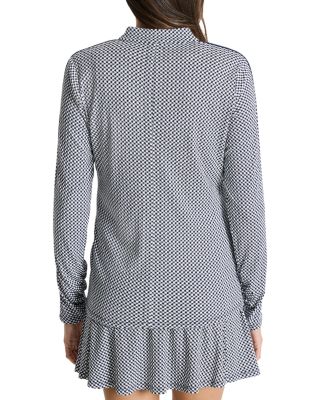 Easy Gingham Zip Front Jacket