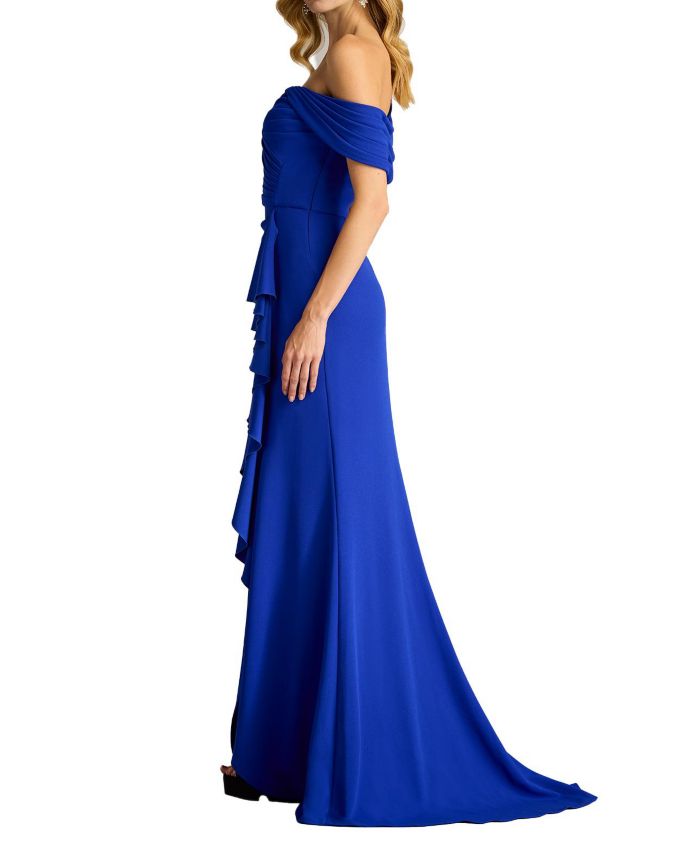 Drea Waterfall Flounce Gown