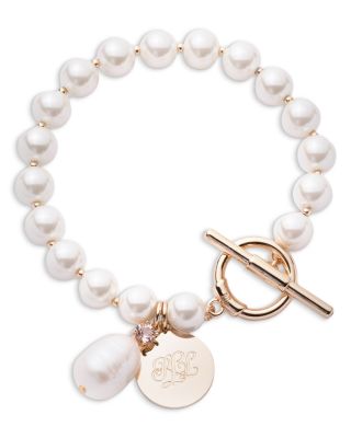 Ralph Lauren - Glass Pearl Beaded Charm Bracelet