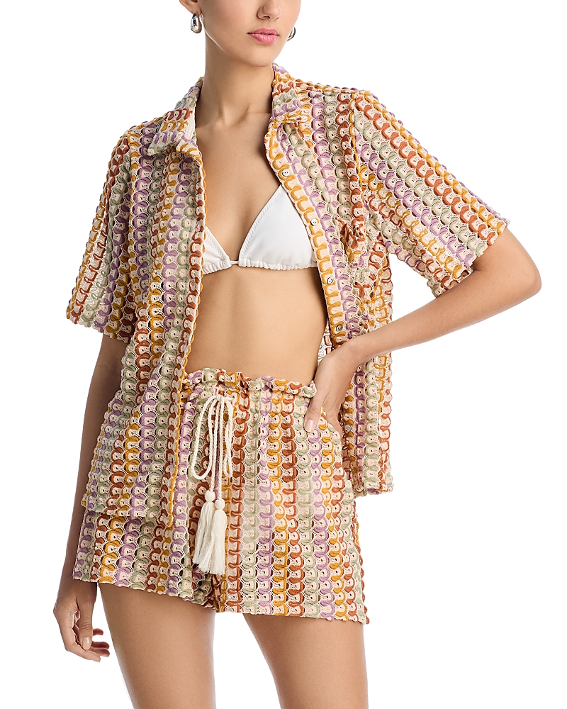Palmacea Maya Beach Shirt In Multicolor