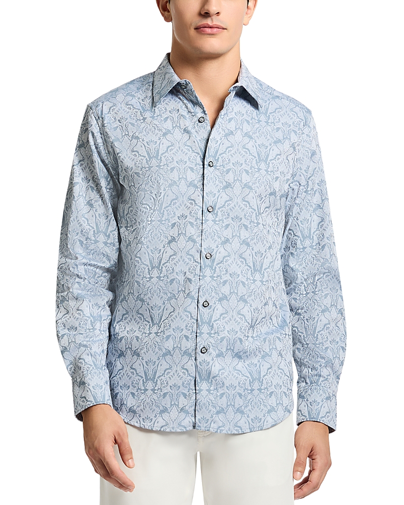 ROBERT GRAHAM HIGHLAND PRINTED LONG SLEEVE BUTTON FRONT SHIRT