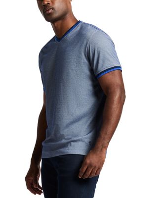 Holton Textured V Neck Tee