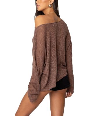 Bri Oversized Boat neck Sweater