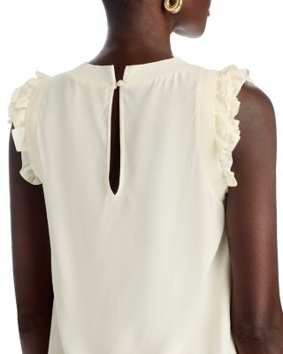 Lenore Silk Ruffled Blouse