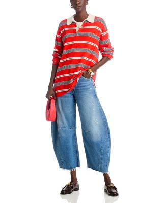 Cashmere Striped Rugby Shirt