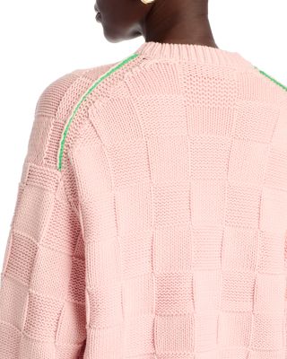 Checkered Texture Sweater