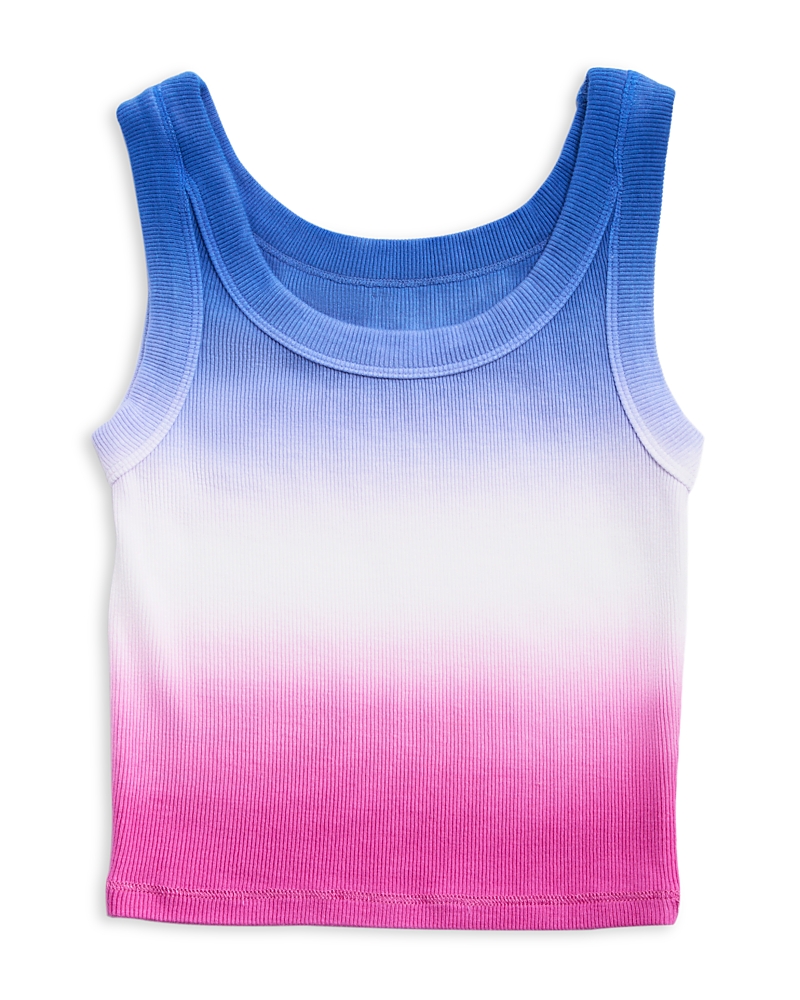 Shop Katiejnyc Girls' Livi Tank Top - Big Kid In Spring Dip Dye
